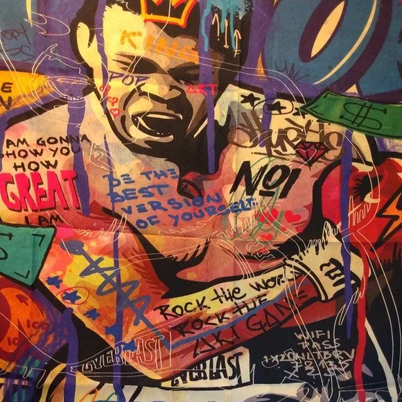 Pop Art Muhammad Ali Victory Tapestry Brand New - Picture 3 of 4